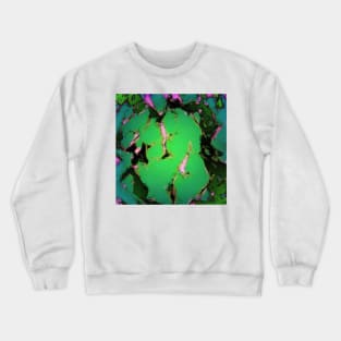 Soft green shatter Crewneck Sweatshirt